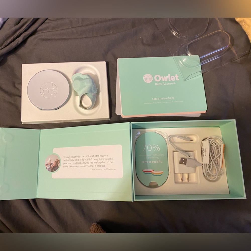 Owlet sock - NWOT